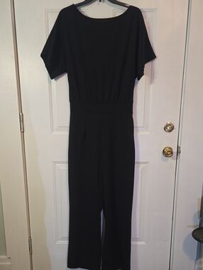 Black Women's Wide-Leg Jumpsuit